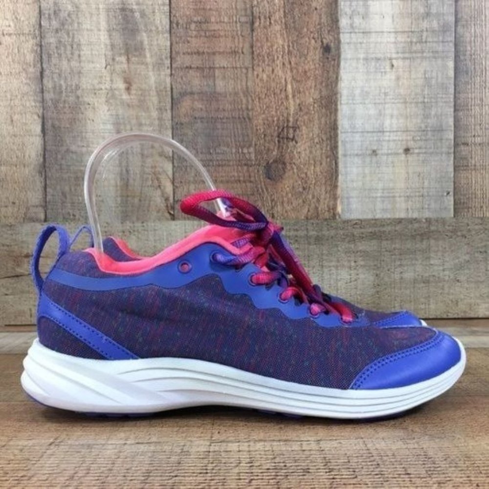3/$20 Vionic Blue Agile Fyn Athletic Shoes Orthotic Womens 5 Lace Up Sneakers